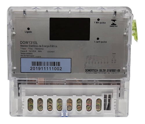 Kit Caixa E Medidor Trifásico Dowertech Dow1310l- Dowertech