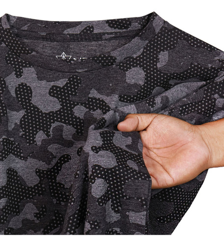 Playera Hombre Camuflaje Estampado Premium Variedad Colores