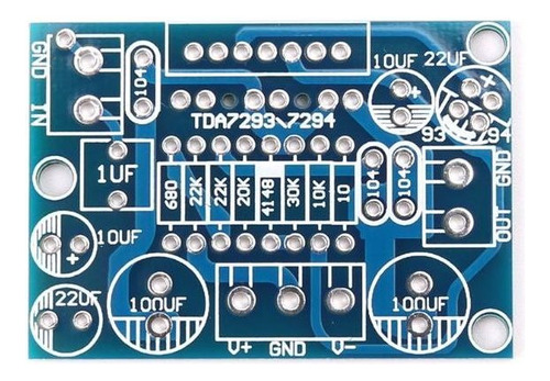 Tda7293/tda7294 Mono Channel Amplificador Placa Circuito Pcb