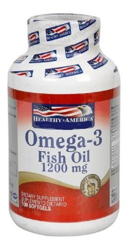 Omega 3 Fish Oil 1200mg 100soft - Unidad a $545