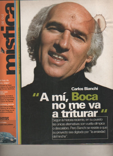 Revista * Mistica * Carlos Bianchi En Boca - Año 1998