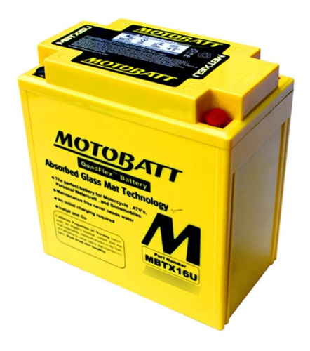 Bateria Motobatt Mbtx16u = Ytx16-bs Ytx20a-bs Ytx20ch-bs