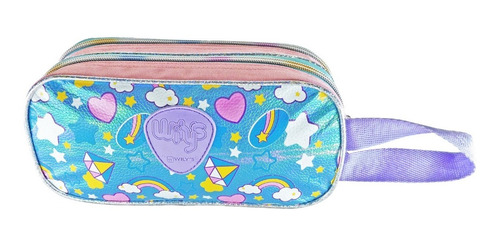 Lapicera Escolar 3d Doble Compartimento Wilys Kids Wt302