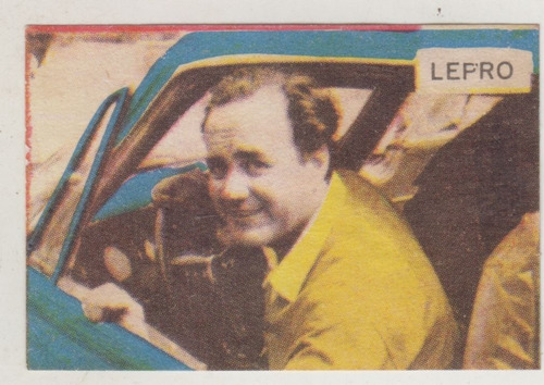 Automovilismo Uruguay Carlos Alfredo Lepro Figurita De 1966