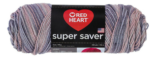 Estambre Multicolor Fleck Super Saver Red Heart Coats Color 3972 Mulberry Mix