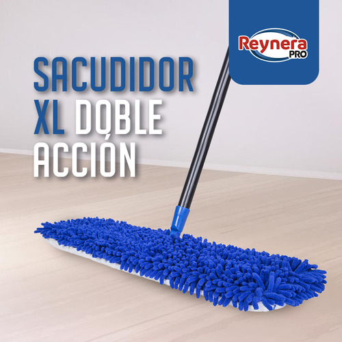 Sacudidor Mop De Microfibra Para Pisos Secos o Humedos Xl 6 Piezas - Reynera B2B