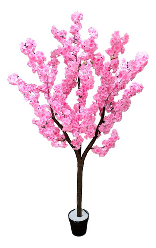 Árbol Flor De Cerezo Japonés Artificial 1.75 Mts Decoración