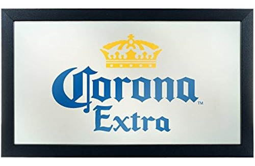 Corona Extra Espejo Con Marco Pared Placa 15 X 26 Pulgadas  