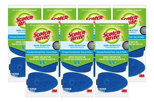 Repuesto De Esponja Scotch-brite Non-scratch Dishwand X 21u