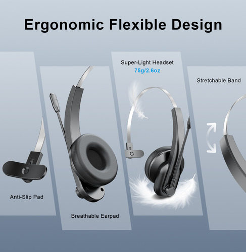 Auriculares Inalámbricos Con Micrófono / Base De Carga