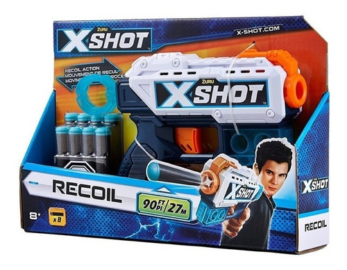 Pistola X-shot Excel Kickback Con 8 Dardos Universo Binario