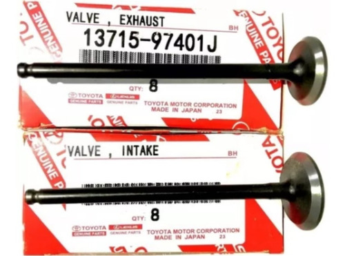 Valvulas Admision Escape Terios Cool Daihatsu K3 1.3 02-2007