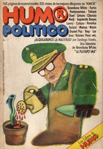 Libro De Humor Politico 7 Ediciones De La Urraca 1983