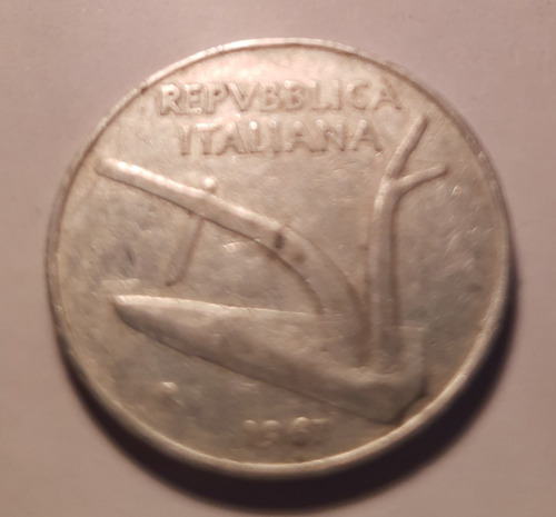 10 Ctvs Republica Italiana 1967 