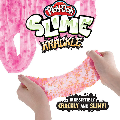 Play-doh Krackle Slime Azul Rosa 2 Pack De Slime Compuesto