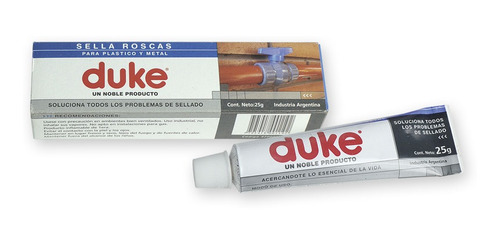 Pegamento Sella Rosca 25 Gr Duke Para Agua