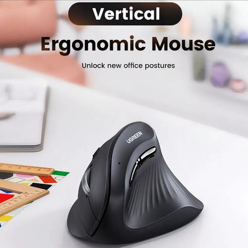 Mouse Inalambrico En Angulo Vertical 2.4g & Bluetooth Conect