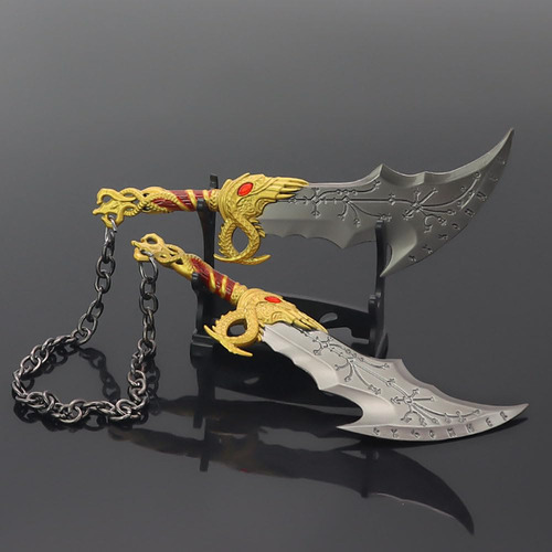Gow Blades Of Chaos Model, 5,9 Pulgadas/15 Cm, Con Soporte