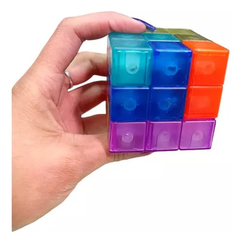 Cubo Magico Magnetico Con 7 Estilos De Colores