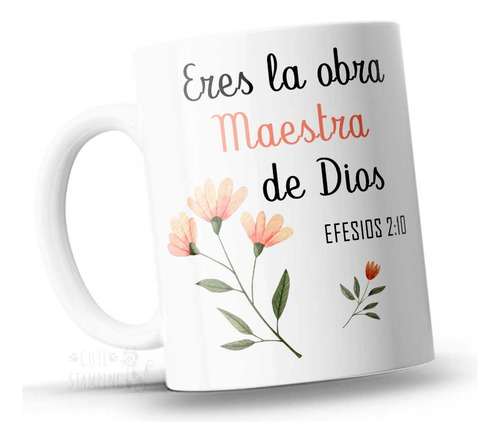 Taza Personalizada Versículos Cristianos Frases Ideal Regalo