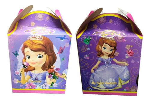 Princesita Sofia Magic Set 80 Dulceros Cajitas Bolo Feliz Di