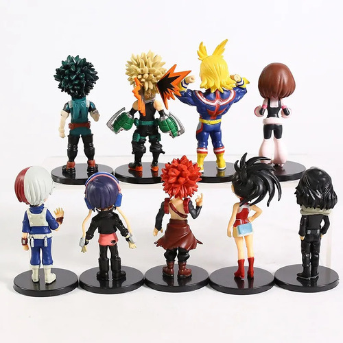 9 Unids/set Anime My Hero Academia Figura Modelo De Acción J