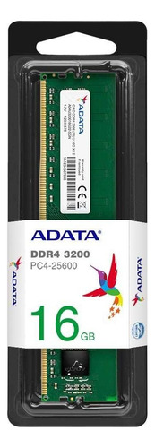 Memória Desktop Adata 16gb Ddr4 3200mhz - Ad4u320016g22-sgn