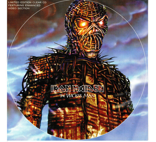 O Iron Maiden Cd The Wicker Man 2000 Europa Ricewithduck