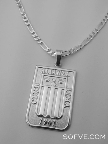 Collar Dije Cadena Alianza Lima En Plata 950