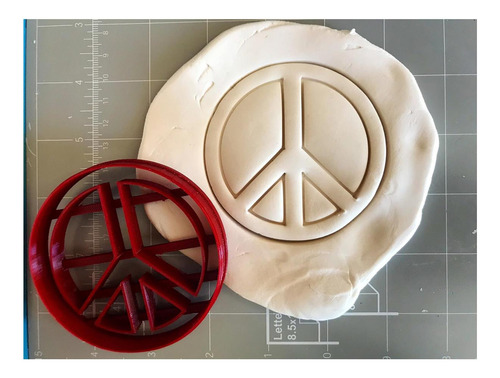 Arbi Design Peace Symbol Cookie Cookie Cutter (3 Pulgadas)