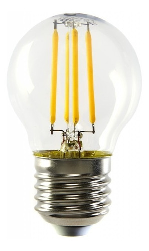 Bombillo G45 Edison Led 4w Filamento Retro Edison Luz Calida