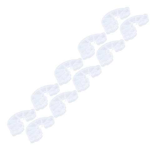 Almacenamiento Transparente En Forma De Arcoíris, 10 Unidade