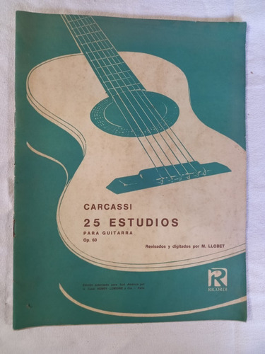 25 Estudios Para Guitarra - Carcassi