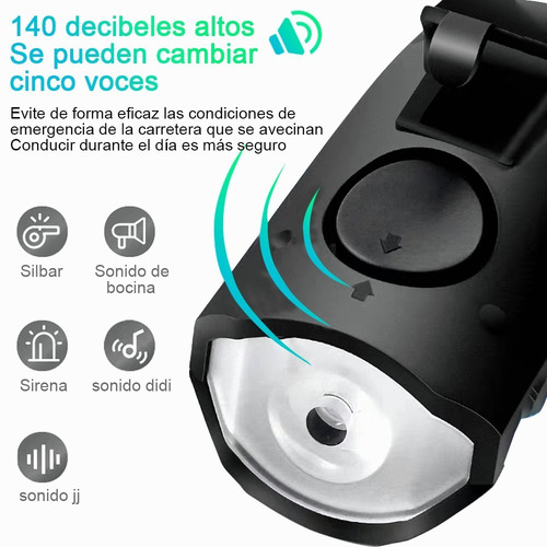 Imagen 4 de 10 de Con Embrague Eléctrico + Kit De Luces De Bicicleta Delantera