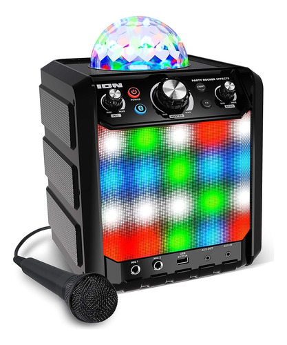 Ion Party Rocker Effects Portable Bluetooth Speaker Machine 