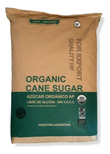 Azúcar Organica Ap San Isidro Libre De Gluten S/tacc 23kg