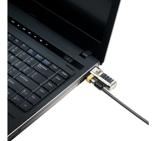 Trava Notebook Clicksafe C/ Segredo + Pino Anchor Kensington Cor Preto