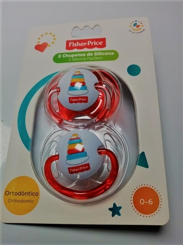 Chupetes (4) Fisher Price Ortodóntico 0% Bpa En Pack De 2