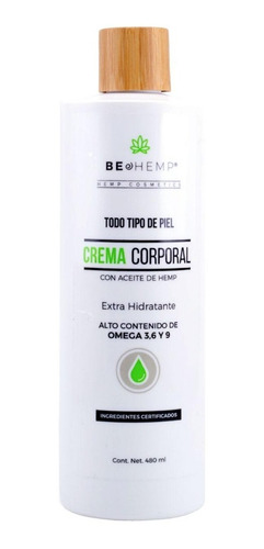 Crema Corporal Auxiliar Para Piel C/dermatitis  Beohemp 480g