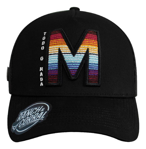 Gorra Colaboracion Maria Malibran Ranch&corral Original Negro Unica