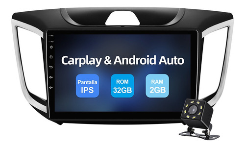Estéreo Android 10 Carplay Para Hyundai/creta/ix25 2015-2018