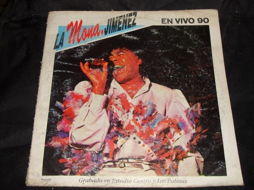 Vinilo Carlitos Mona Jimenez En Vivo 90 C3