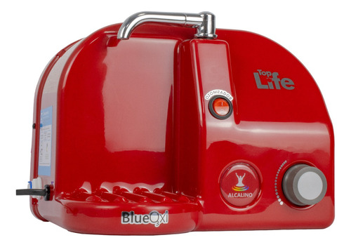 Purificador Blueoxi S/ Gelar, Alcaliniza, Ioniza E C/ Ozônio Cor Vermelho 220v