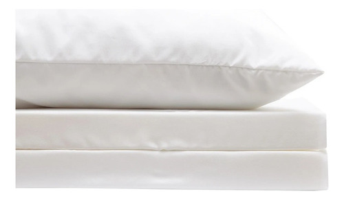 Juego De Sabanas Individual Ultrasoft Microfibra Blanco Diseño De La Tela Liso