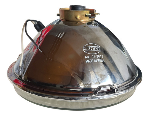Faro Redondo 7 Pulgadas Samurai Pantalla De Vidrio H4 Grande