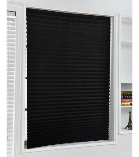 Cortina Opaca Plisada Para Ventana, Bloquea La Luz