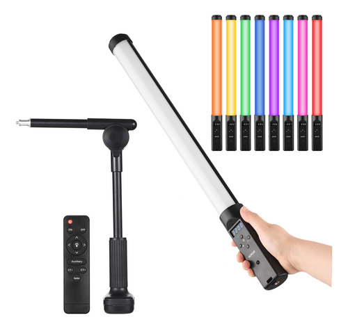 Luz Rgb Portátil Con Clip De Escritorio