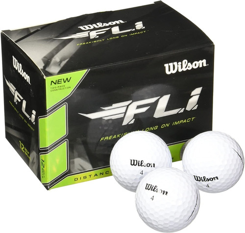 Pelotas Bolas De Golf Wilson F.l.i. Pack X12 Promocion!