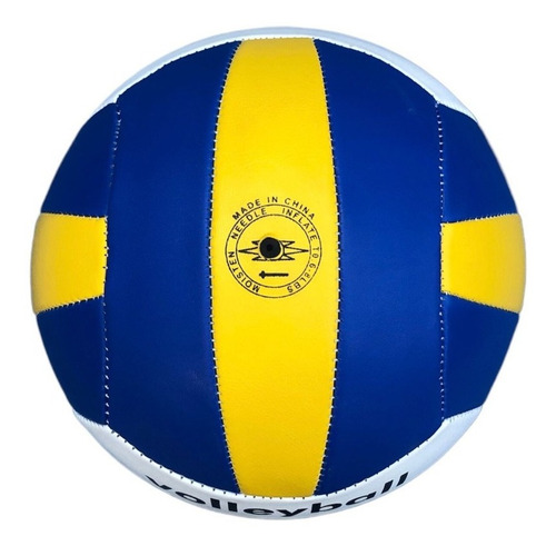 Imagen 2 de 4 de Pelota Voley Cuero Sintetico Volley Playa Tamaño Profesional
