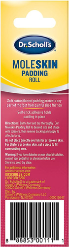 Dr. Scholls Moleskin Plus Roll Roll (24 X 4 5/8) / Alivio De